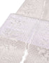 Aurora Blossom Beaded Border Lace Mix and Match - (Off White) + Satin (Off WHite)